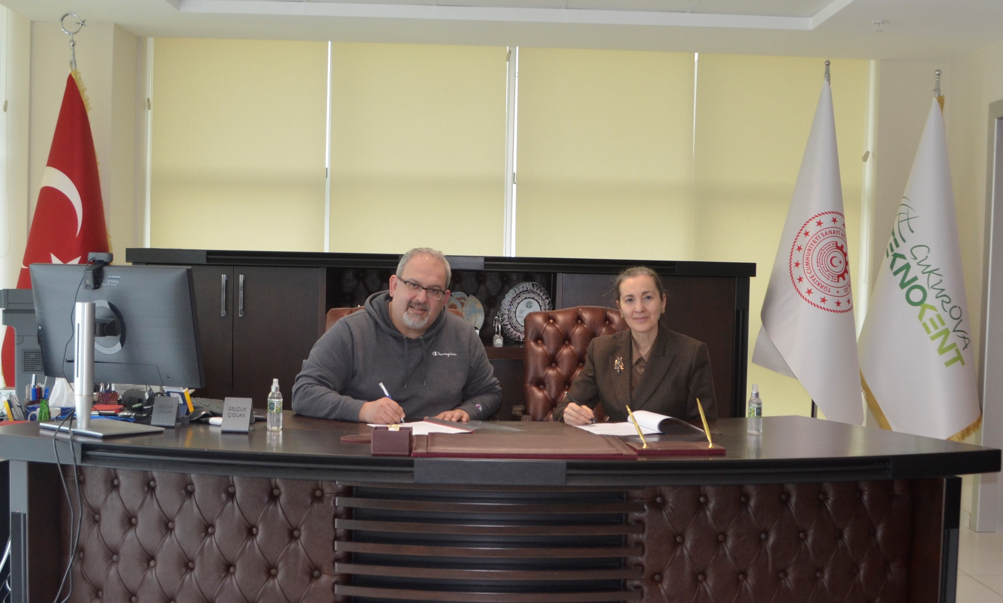 Fakültemiz ile Çukurova Teknokent  arasinda Is Birligi Protokolü Imzalandi (13.12.2021)